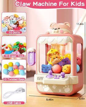 Jovow Claw Machine ABS construction with smooth edges for safe use.