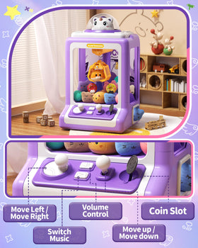 Jovow Claw Machine detachable head and toys encourage imaginative play