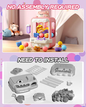 Jovow Claw Machine dual power modes for flexible setup.
