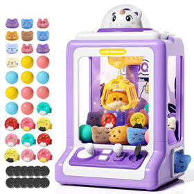 Jovow Claw Machine front view delivers home arcade play for kids