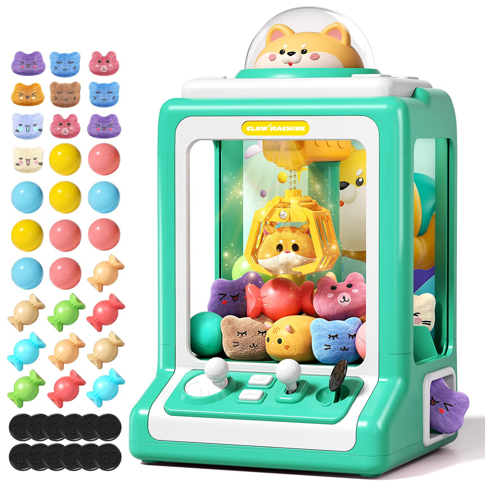 Jovow Claw Machine design for kids enables arcade-style play at home.