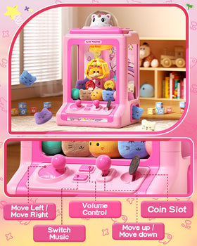 Jovow Claw Machine featuring silent mode and volume control for quiet sessions.