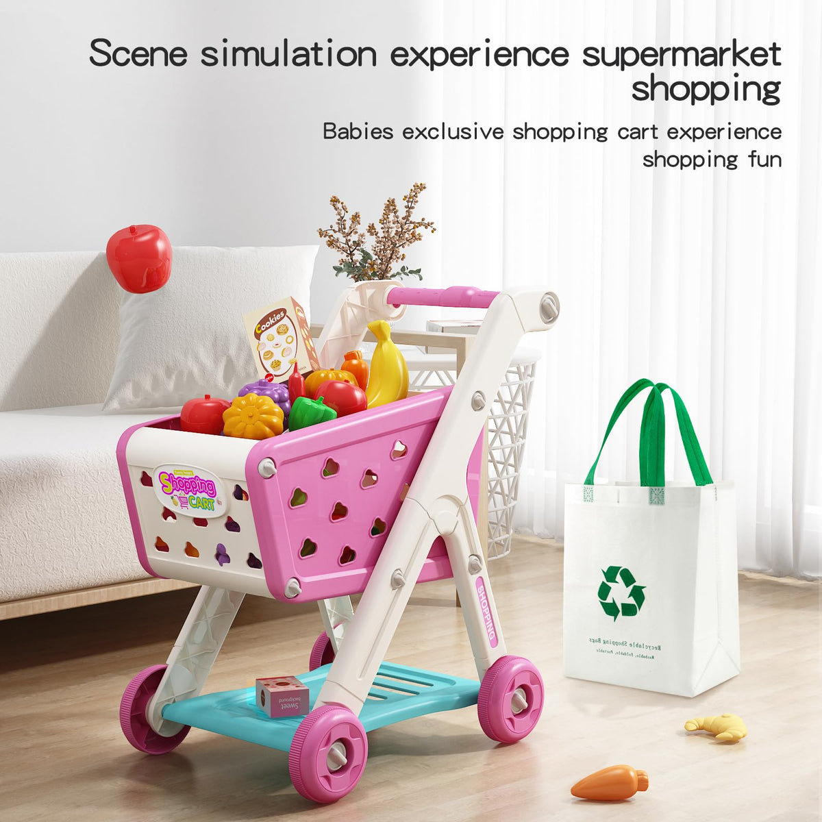 Jovow rounded edges and smooth wheels keep playtime safe on floors.