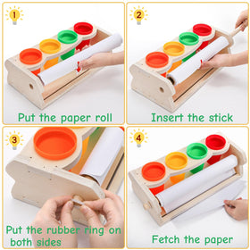 Jowgut solid wood frame with burr-free surface for safe use