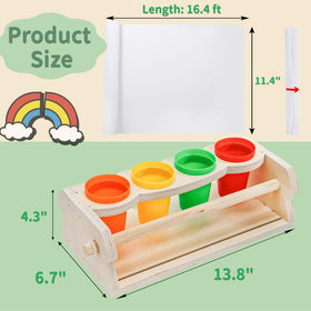 Jowgut two paper-rolls drawing paper ready for quick start