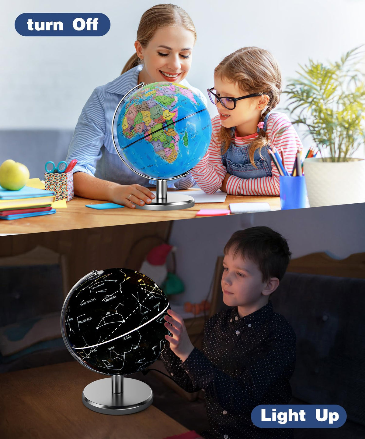 JOWHOL premium metal stand provides stable 360 degree rotation on any desk