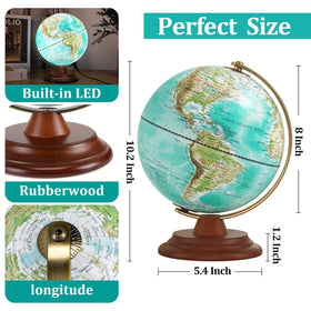 JOWHOL geography tool helps kids and adults explore oceans and cities.