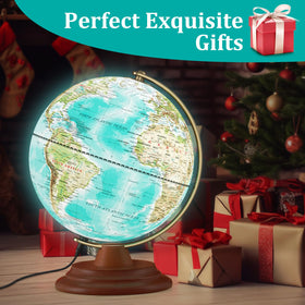 JOWHOL turquoise globe makes a thoughtful gift for curious minds.