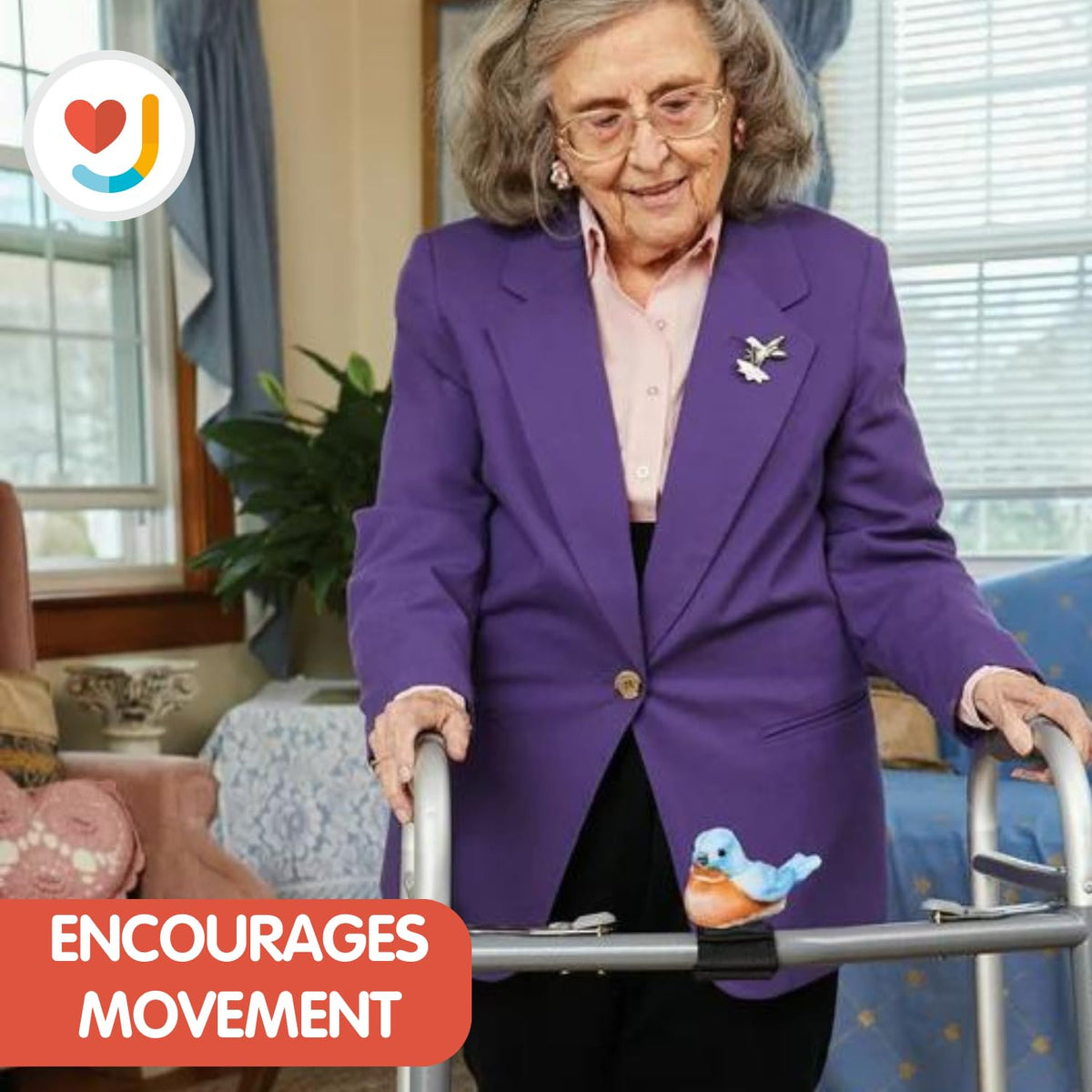 JOY FOR ALL Cardinal reminder chirp supports ongoing engagement with loved ones.