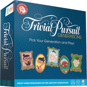Joy for All Games Generations card design improves readability for seniors during trivia.