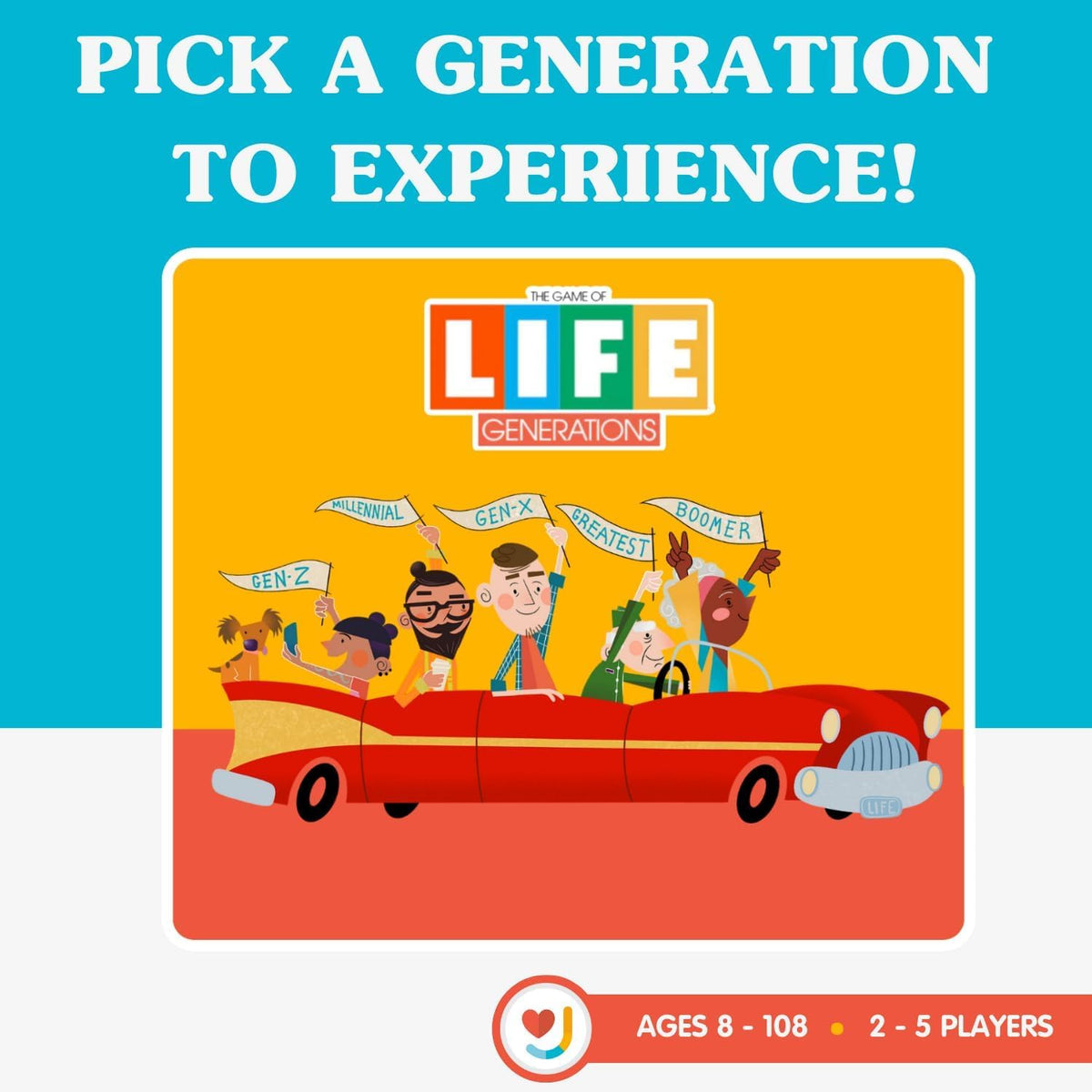 Joy for All Life Generations family play - perfect for multi-generational game nights.