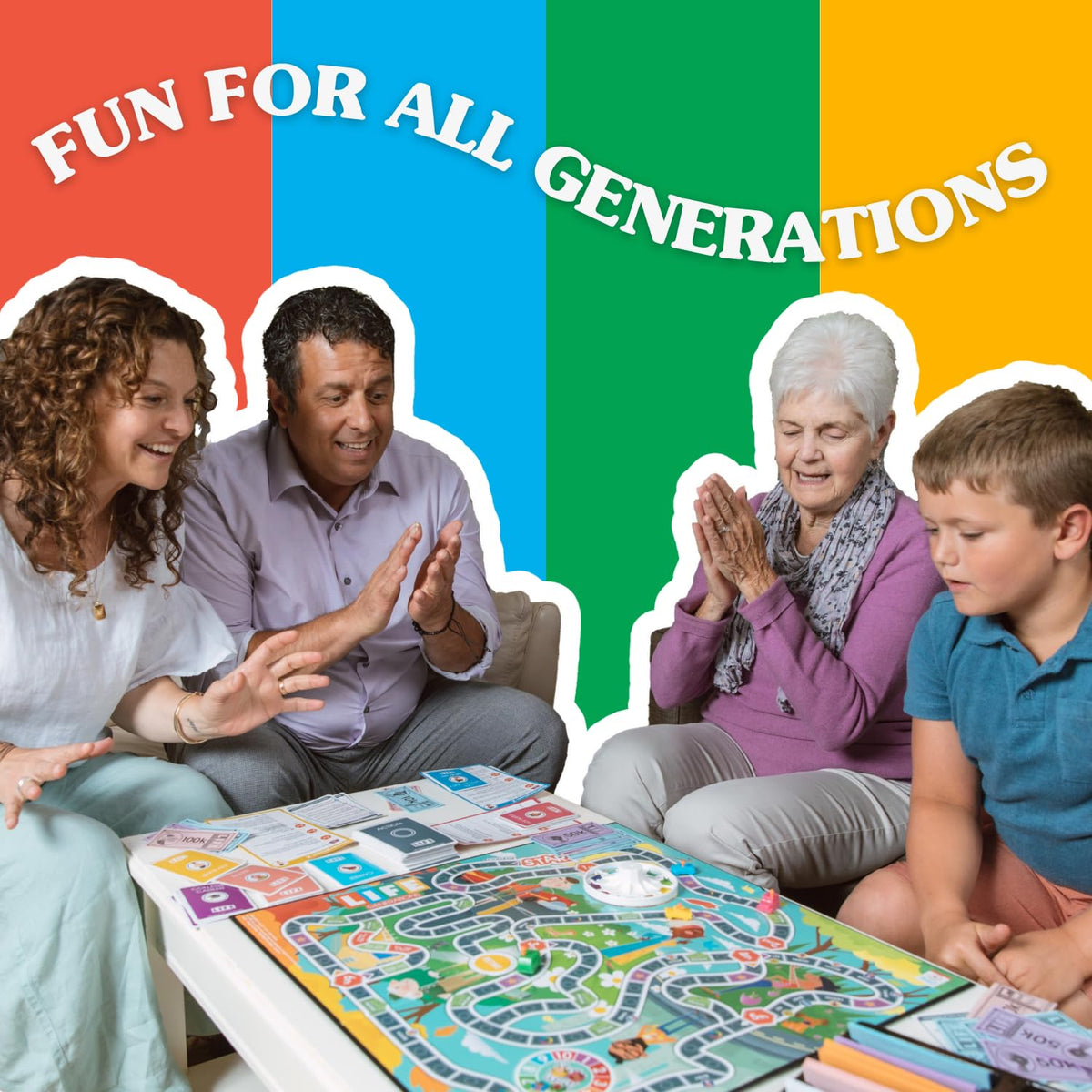 Joy for All Life Generations multigenerational fun - brings kids, teens, and adults together.