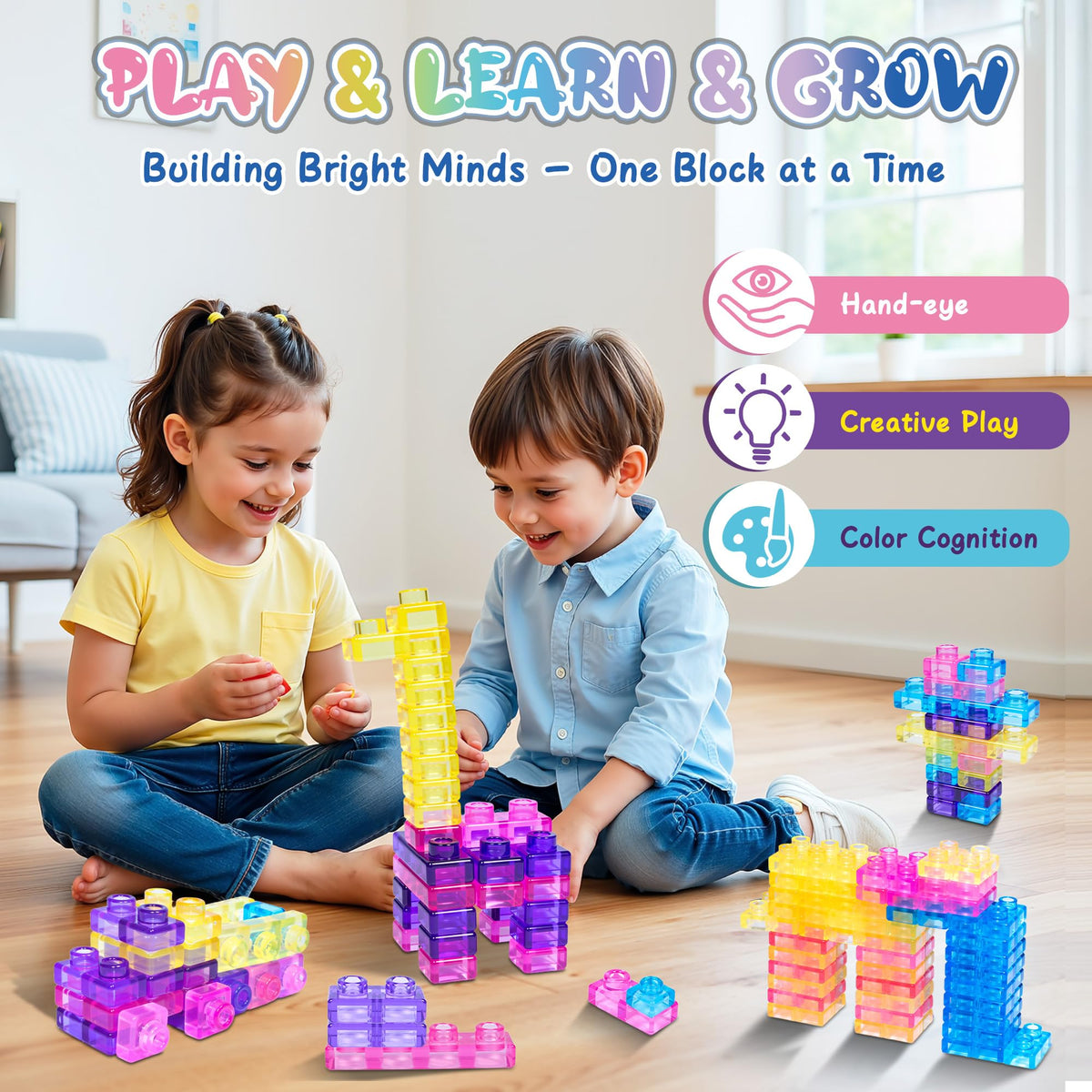 JOY SPOT! easy-clean blocks ready for hygienic daily use