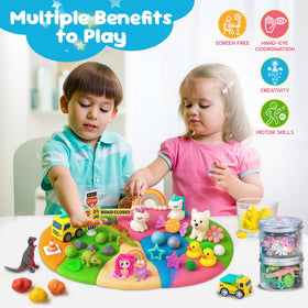 JOY SPOT! mermaid-themed dough jars support sensory exploration and storytelling