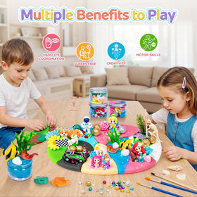 JOY SPOT! Race Car kit offers bright dough for speedy pretend play and precision control.