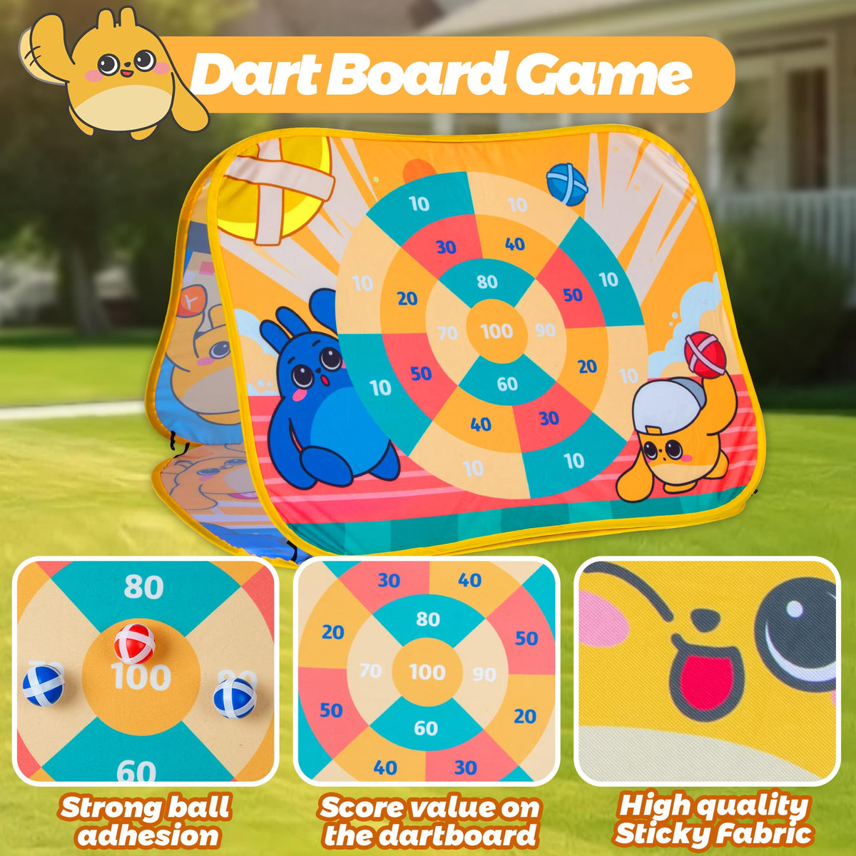 JOY SPOT Durable fabric and reinforced edges for outdoor play