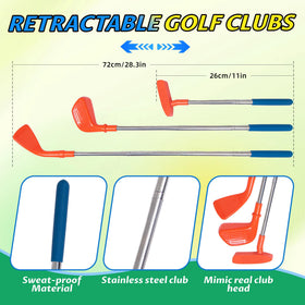 JOY SPOT! Golf hole with flags boosts accuracy practice indoors or outdoors.