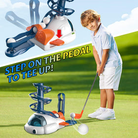 JOY SPOT! Mini pedal golf for smooth ball release during games.