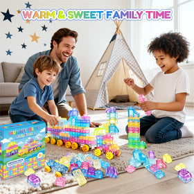 JOY SPOT Train Car Wheels - durable, squeezable action enhancing pretend driving play.