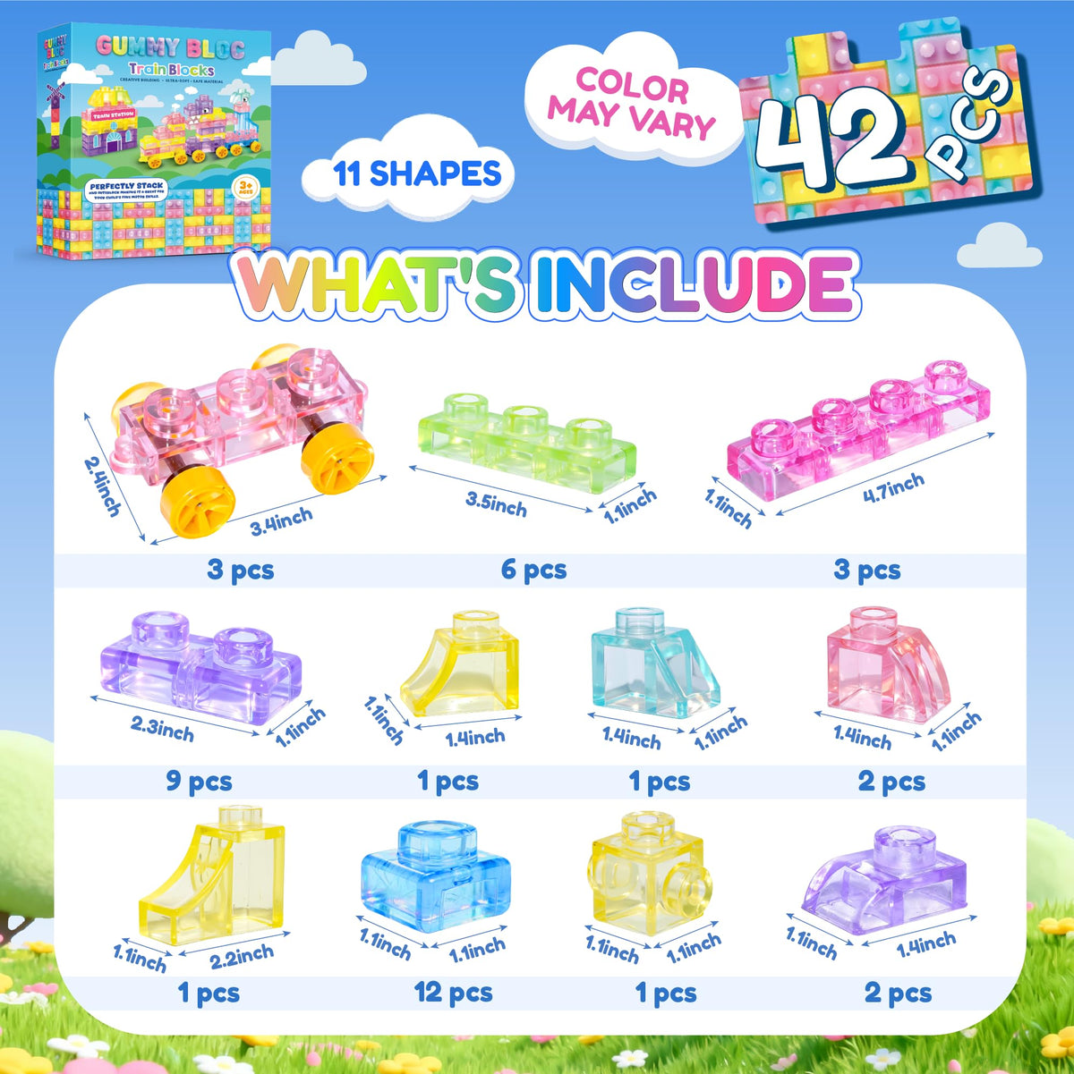 JOY SPOT Train Station visual - build routes and sequences during imaginative journeys.