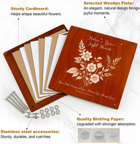 Joy&Grace blotting paper sheets absorb moisture to preserve color and texture