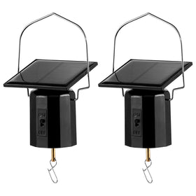 JOYBABY solar wind spinner motor top panel powers outdoor decor in sun