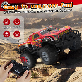 JoyBLI durable tires and front bumper tackle various terrains