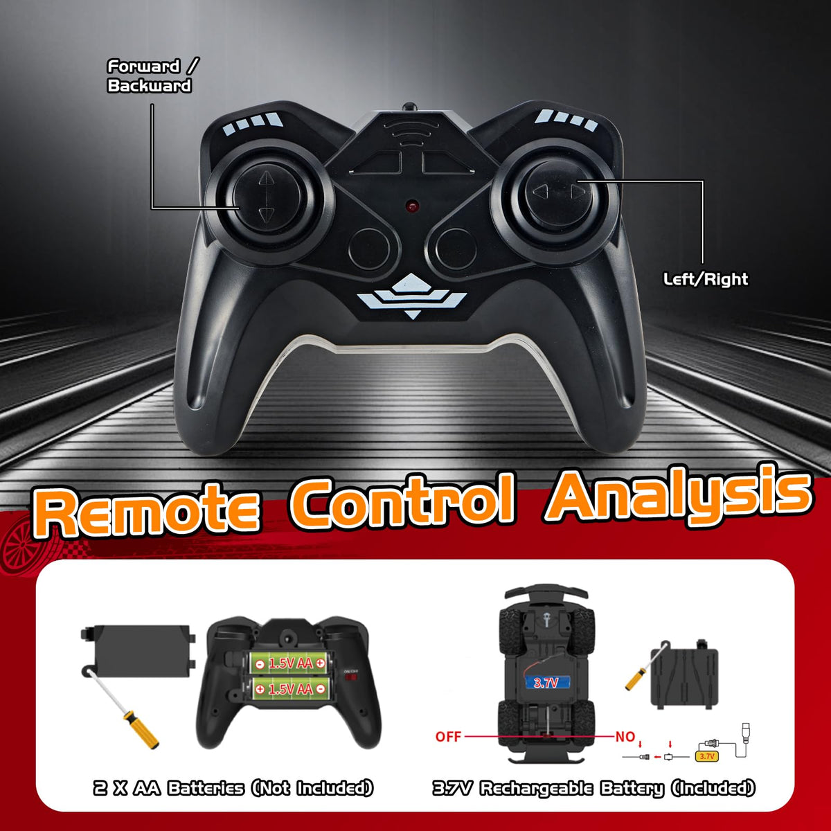 JoyBLI 2.4GHz remote delivers precise control over long distances