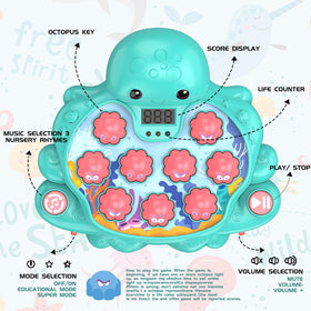 JoyBli Octopus Vitality Strike digital score display tracks progress during play.
