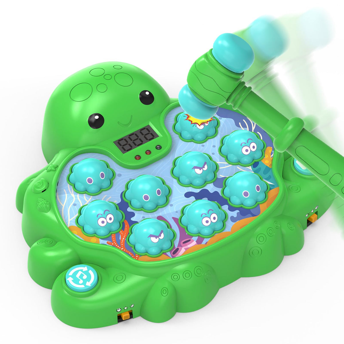 JOYBLI Octopus Vitality Strike Game front view, engaging toy for early learning