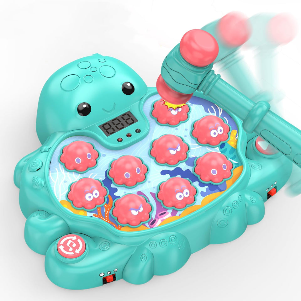 JoyBli Octopus Vitality Strike glows with mode indicators to spark interactive play.