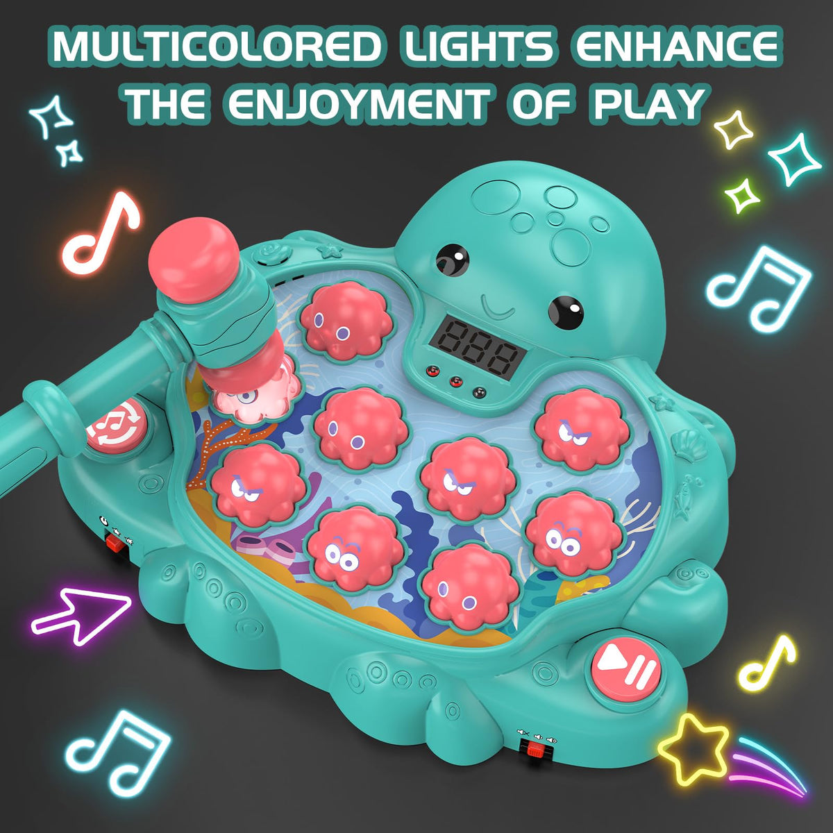 JoyBli Octopus Vitality Strike child taps octopus to boost hand-eye coordination.
