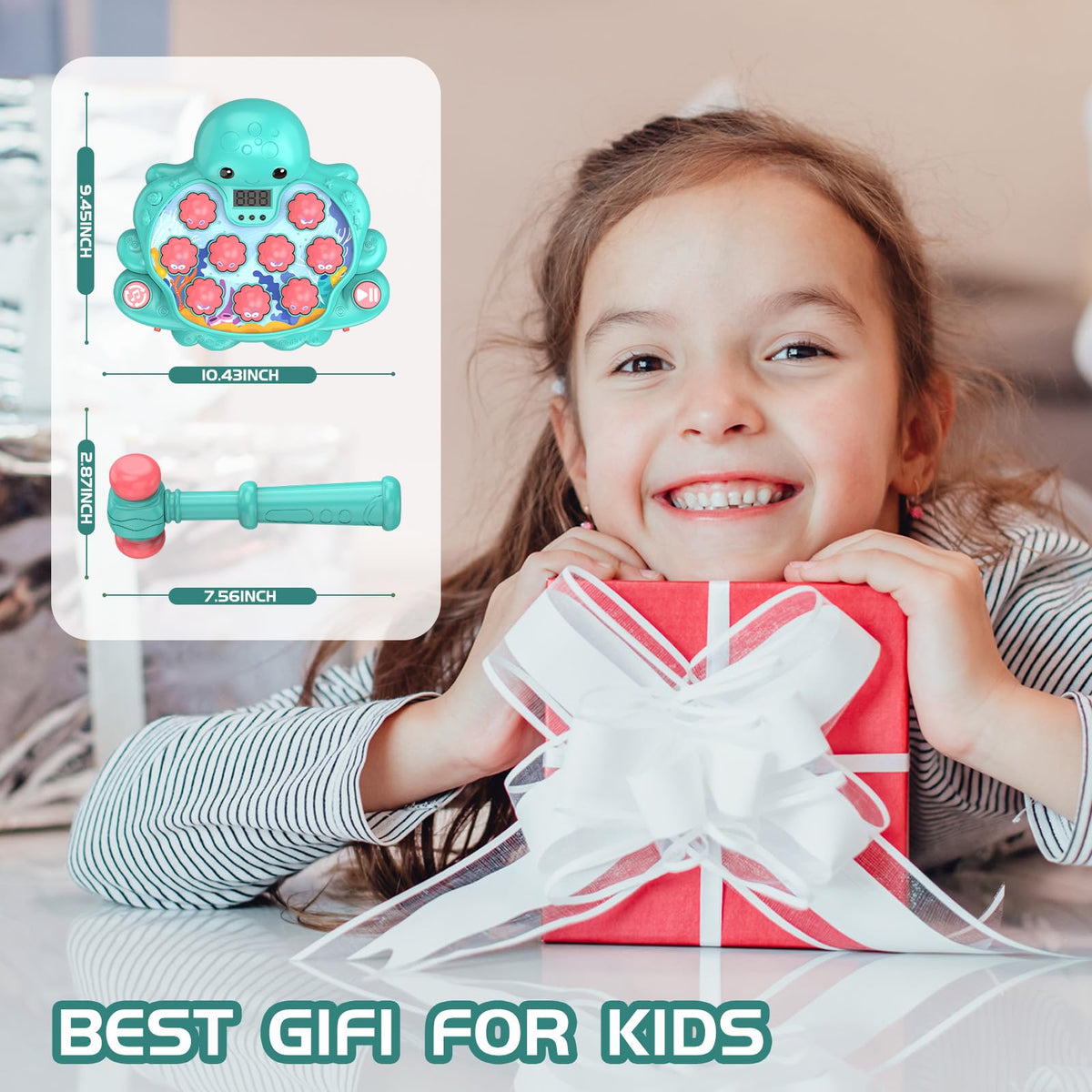 JoyBli Octopus Vitality Strike two-player mode encourages parent-child interaction.
