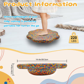 Joybond balance board is lightweight yet durable, easy to carry between rooms for active play.