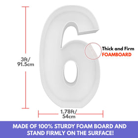 JoyBox Design 3ft mosaic frame is pre-cut for quick, hassle-free assembly.