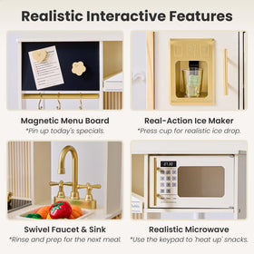 JoyBubbla ice-maker feature dispenses pretend ice to enhance kitchen fun