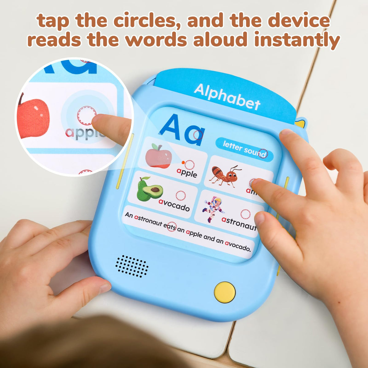 JoyCat 156-pages card deck highlights phonics and word building.