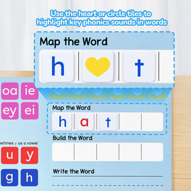 JoyCat blank tiles included for personalized words and sentences.