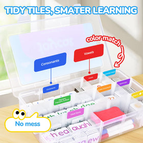 JoyCat Word-Building Folder supports dry-erase spelling practice.