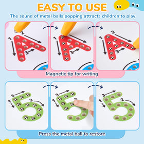 JoyCat alphabet lowercase side helps beginners with lowercase letter familiarity