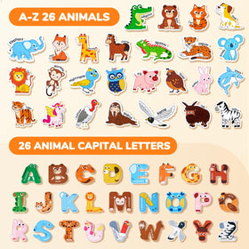 JoyCat bright animal magnets boost recognition of animal names.