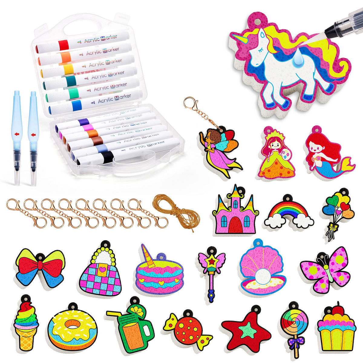 JoyCat Art Kit demonstrates 3D foam texture rising for vibrant, tactile artwork.