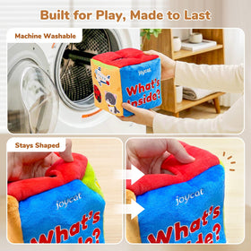 JoyCat ball crinkle toy supports fine motor play