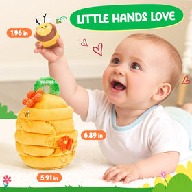 JoyCat Beehive Door Mirror invites peekaboo play