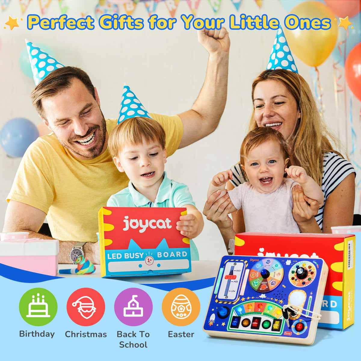 JoyCat Busy Board portable travel toy for car rides
