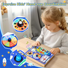 JoyCat Busy Board UV-printed graphics stay vibrant through play
