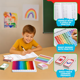 JoyCat writable flash cards encouraging repetition and self-check.