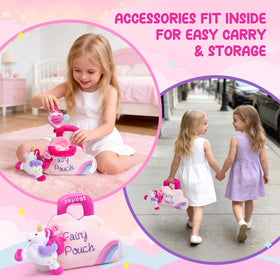 JoyCat interior storage demonstrates compact organization for on-the-go fun.