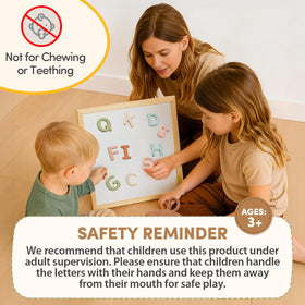 JoyCat chunky 2.05-inch letters for small hands during play.