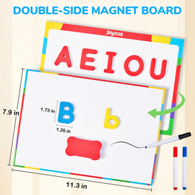 JoyCat double-sided magnet board for writing and erasing in class.